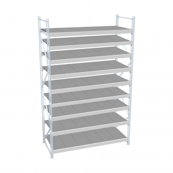 Стеллаж СТ-051 6000х1500х650 с 9 ярусами