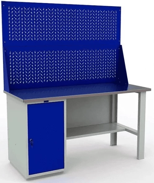 Верстак Практик с двумя экранами гаражный WT160.WD1/F1.020