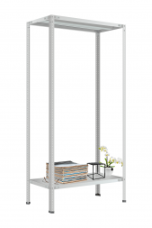 Стеллаж Титан МС-500 1200х1000х600 мм 2 полки