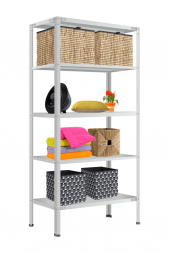 Стеллаж Титан МС-500 2000х1000х500 мм 5 полок