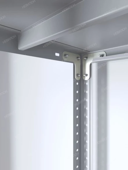 Стеллаж угловой МС 2000х1300х1300/400 мм 3 яруса