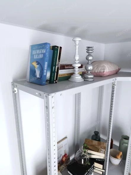 Стеллаж угловой МС 2000х1300х1300/400 мм 3 яруса