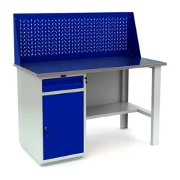 Верстак металлический для дачи с экраном WT140.WD2/F1.010