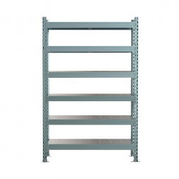 Стеллаж SGR-V 3000х1200х1000 6 ярусов (рамы, балки, настил - цинк) ОС