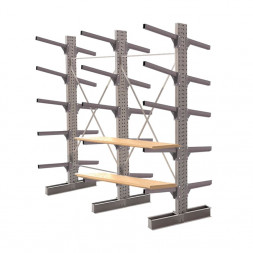 Стеллаж консольный двухсторонний КЛр 2500х3201х1700 (800) 5 ярусов