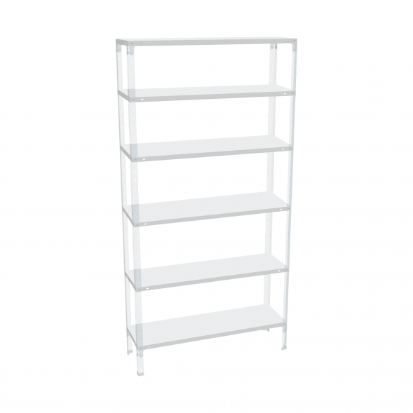 Стеллаж СТ-012 1800х1000х600 с 6 цинк полками до 200 кг