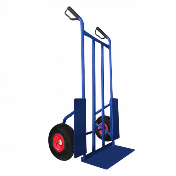 Тележка ручная двухколёсная КГ300, колёса d=250 мм пневматические