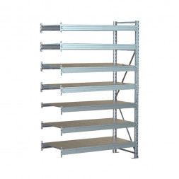 Стеллаж SGR-V 2000х1500х1000 7 ярусов (рамы, балки, настил - цинк) ДС