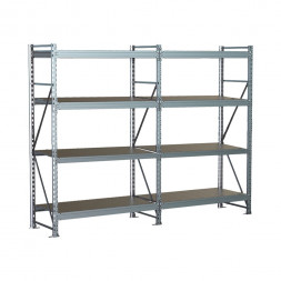 Стеллаж SGR-V 2500х1500х1000 4 яруса (рамы, балки, настил - цинк) ОС