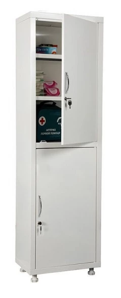 Шкаф для хранения медицинской документации HILFE МД 1 1650/SS