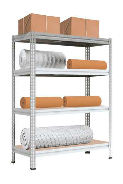 Стеллаж МС-Т 2500х1551х784 мм 4 яруса (настил фанера)