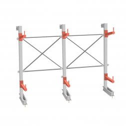 Стеллаж консольный СТ-062 2450х3160х830 2 яруса +О односторонний