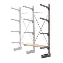 Стеллаж консольный односторонний КСр 2500х1696х960 4 яруса ДС