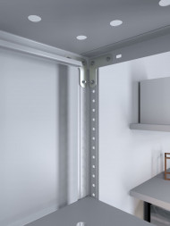 Стеллаж ТС Лайт 1800х1200х800 с 5 перфорированными полками