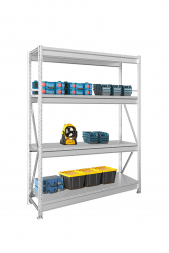 Стеллаж для склада сборный MS Pro Z 2500х1800х400 мм 4 яруса