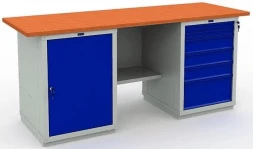 Верстак с полками и ящиками усиленный W200.WS1/WS6.000