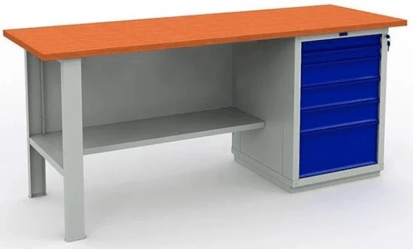 Верстак большой с ящиками для станка W200.F2/WS6.000