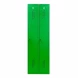 Шкаф металлический двухсекционный зеленый
