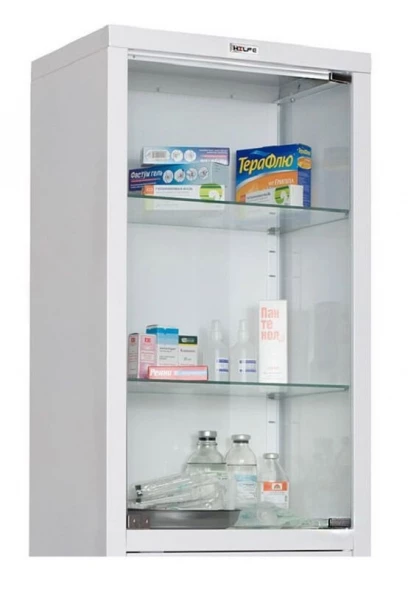 Шкаф медицинский для хранения лекарственных препаратов HILFE МД 1 1650/SG