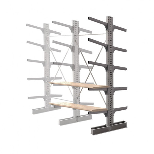 Стеллаж консольный двухсторонний КСр 2500х1696х1600 5 ярусов ДС