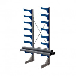 Стеллаж консольный односторонний КТр 4000х1740х1200 (1000) 7 ярусов