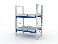 Стеллаж с выкатными платформами S-HEAVY 1000/1300 (2 яруса хранения)