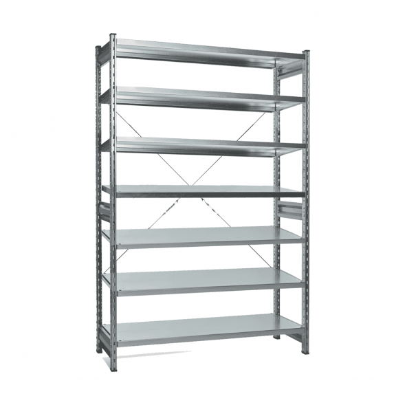 Стеллаж СТ-031 цинк 2491х1000х600 7 полок до 200 кг