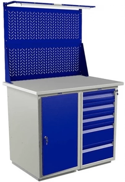 Верстак со сборочный столом производственный WT100.WD1/WD5.021