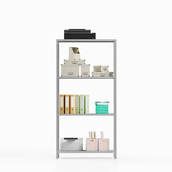 Стеллаж ТС-Лайт 1800х1200х500 с 4 сплошными полками