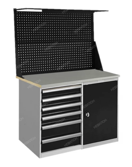 Верстак мини с двумя экранами усиленный WTS 120.PТ1.Т6.021