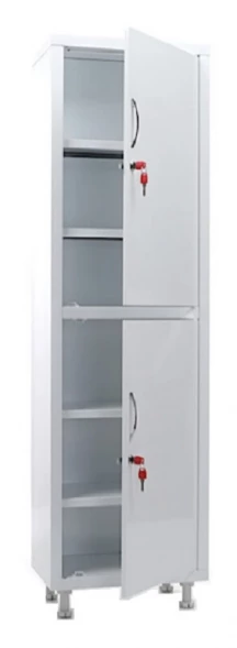 Шкаф медицинский для хранения лекарственных средств HILFE МД 1 1657/SS