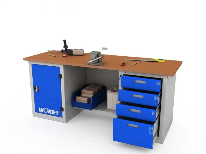 Верстак двухтумбовый WOKER PRO 2104.R34.2000