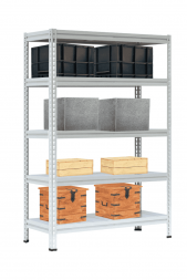 Стеллаж МС-Т 2500х1856х632 мм 5 ярусов настил металл