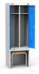 Шкаф металлический для одежды ШРК 22-800 ВСК 1850х800х500 мм