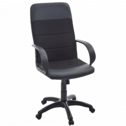 Чери Биг кресло DO №350 (черный)  + Мебельная ТК-1(черный)