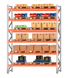 Стеллаж паллетный 4500х3300хх1100 6 ярусов Р100.1.5Б150.2
