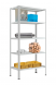 Стеллаж МС-900 2000х1000х400 мм 5 полок