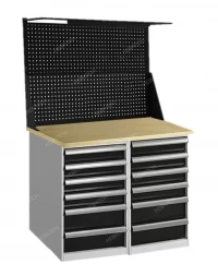 Верстак мини с двумя экранами гаражный W 120.PТ6.Т6.021