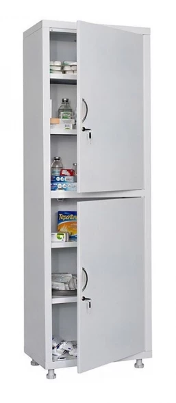 Шкаф для хранения медицинского инструментария HILFE МД 1 1760/SS
