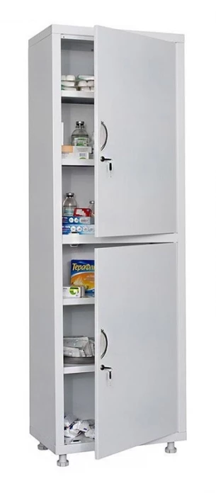 Шкаф для хранения медицинского инструментария HILFE МД 1 1760/SS