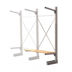 Стеллаж консольный односторонний КЛр 2500х1634х755 (600) 2 яруса ДС