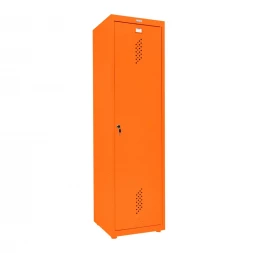 Шкаф металлический хозяйственный оранжевый