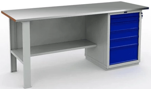 Верстак большой гаражный модульный W200.F2/WS6.000.W