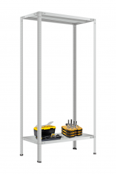 Стеллаж Титан МС-750 2000х1000х400 мм 2 полки