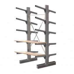 Стеллаж консольный двухсторонний КСр 2500х1696х1600 5 ярусов