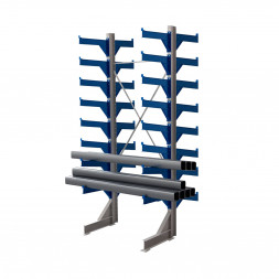 Стеллаж консольный двухсторонний КТр 4000х1740х2200 (1000) 8 ярусов