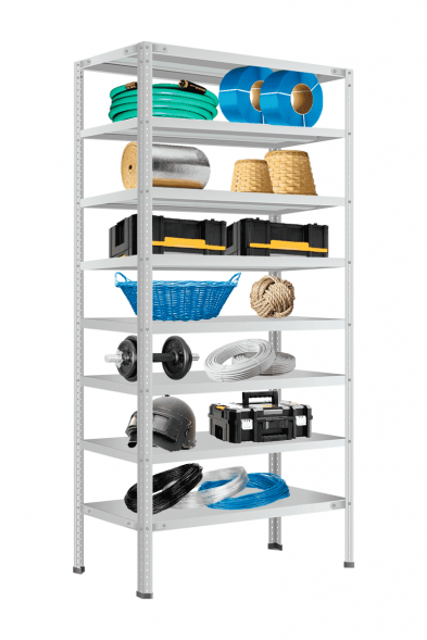 Стеллаж СТФ 1800х1200х400 мм 8 полок