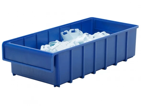 Стеллаж для деталей 1600х700х400 12 пластиковых ящиков