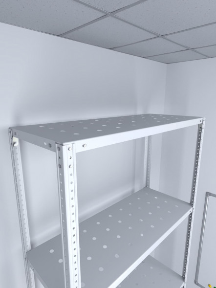 Стеллаж ТС Лайт перф. 2200х700х600 5 полок