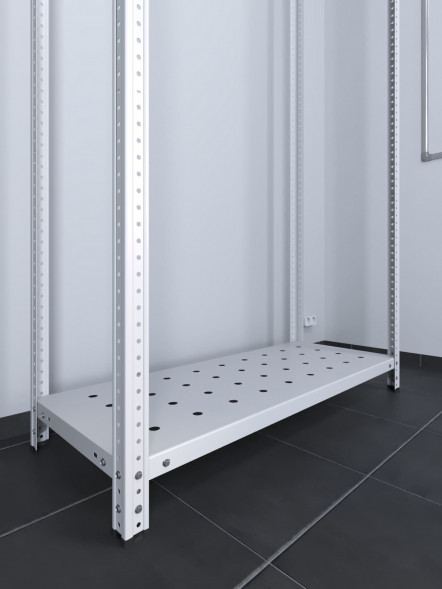 Стеллаж ТС Лайт перф. 3000х1000х400 2 полки